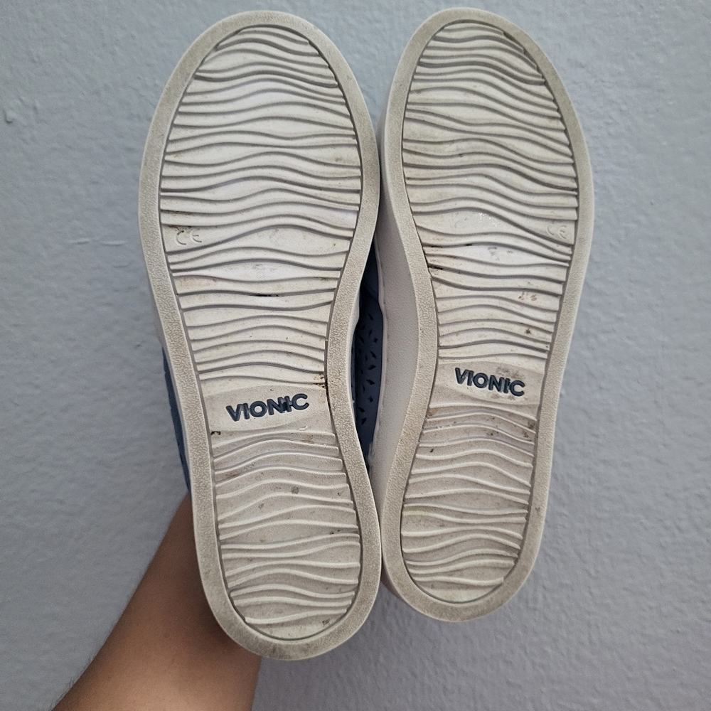 Vionic Blue Slip-On Shoes - Picture 7 of 10